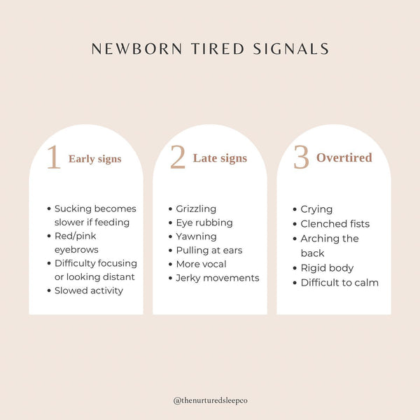 ✨Newborn Tired Signs✨